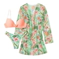 thumbnail image 4 of Gibobby Conjunto de Bikini para Mujer Bikinis de cintura alta para mujer 2023, conjunto de Bikini Sexy de 3 piezas, traje de baño tipo pareo para mujer, (H,XL), 4 of 5