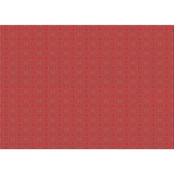 Ahgly Company Indoor Rectangle Patterned Ferrari Red Area Rugs, 2' x 3'