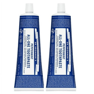 Toothpaste Peppermint Dr. Bronner's 5 oz Paste Pack of 2 (2) by Dr. Bronner's