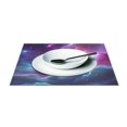 thumbnail image 3 of Ryvnso Placemats Set of 4 Unicorn in Sky Dining Mats Heat-Resistant Non-Slip Washable Table Mat, 3 of 8
