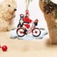thumbnail image 4 of Colgante Navideño de Papá Noel con Forma de Cachorro de Acrílico, para Árbol de Navidad, para Colgar En Bicicleta., 4 of 5