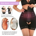 thumbnail image 3 of Shapewear for Women Tummy Control Body Shaper Butt Lifter Faja Waist Slimmer High Waist Panties Hip Enhancer Underwear Boyshorts, 3 of 7