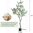 thumbnail image 4 of HA-EMORE Artificial Olive Tree, Tall Artificial Tree Indoor Outdoor, 5Ft-7Ft Faux Olive Tree, Potted Silk Plants for Modern Home Office Living Room Porch Decor, 4 of 7