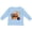 AE-Light Blue, variant on Future Bowler Bowling Ball and Pins Boys or Girls Long Sleeve Toddler T-Shirt