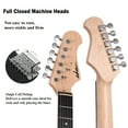 thumbnail image 5 of ADM Electric Guitar Solid-Wood Body 39" Beginner Guitar Kit with Amplifier, Bag, Strap, String, Tuner, Cable, Picks and Free Lesson, Black, 5 of 7