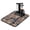 White-417, variant on Boho Style Tropical Floral Coffee Mat, Diatom Mud Absorbent Drying Pad, Summer Beach Vibes for Kitchen and Counter