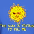 thumbnail image 3 of CafePress - The Sun Is Trying To Kill Me T Shirt - Men's Classic Graphic Cotton T-Shirt, 3 of 4