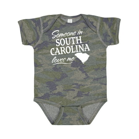 

Inktastic Someone in South Carolina Loves Me Gift Baby Boy or Baby Girl Bodysuit