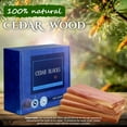 thumbnail image 2 of Cedar Blocks for Clothes Storage, 18 Pack Cedar Hang Ups, 100% Natural Cedar Wood for Closet Planks, Insect and moth prevention, 2 of 6
