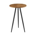 thumbnail image 3 of Pemberly Row 16" 3-Leg Glam Wood Side Table - English Oak / Black, 3 of 6