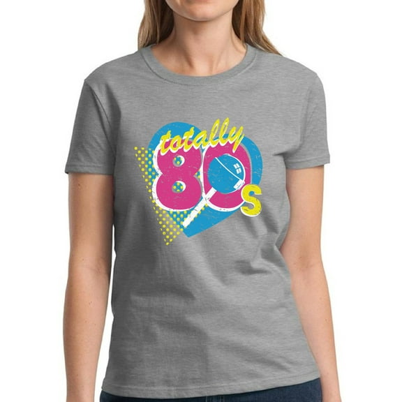Shirt for Women Totally 80s - S M L XL 2XL 3XL Retro Costume 80s Graphic Tee - T-Shirt 80s Party Tee Gift