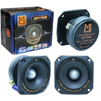 MR DJ HDT700B 3.5-Inch Titanium Bullet High Compression Tweeter with 10 Ounce Ferrite Magnet (Black)