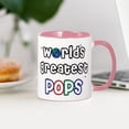 thumbnail image 3 of CafePress - World's Greatest Pops Mug - 11 oz Ceramic Mug - Novelty Coffee Tea Cup, 3 of 4