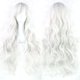 thumbnail image 1 of Pelucas de fiesta de Cosplay de onda larga y rizada para mujer, color blanco plateado, 31 ", gorro para el pelo XianweiShao 8390605015960, 1 of 1
