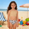 thumbnail image 2 of Glisme Bathing Suits For Girls Two Piece Swimsuits Summer Cute Swimwear For Beach Pool Party Size 5-6 Years, 2 of 4
