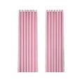 thumbnail image 5 of AUQ Blackout Curtains,Smooth-Finish No-Iron Texture Bedroom Curtains 2 Panel Sets,Uv-Resistant Material Pinch Pleated Curtains Blackout,Pink, 5 of 5