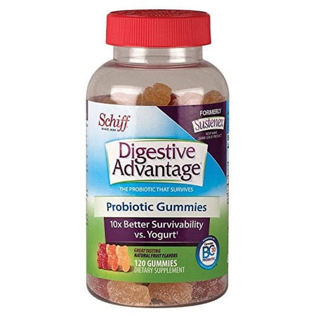 Schiff Digestive Advantage Probiotic Gummies - 2 Bottles, 120 Gummies Each