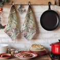thumbnail image 6 of Brown Turtle Coastal Kitchen Towels Set of 1, Vintage Nautical Summer Beach Coral Octopus Absorbent Dish Towels for Kitchen, Microfiber Hand Towel, Quick Drying Tea Towel for Cleaning Dishcloths, 6 of 7