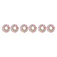 thumbnail image 3 of Pendientes florales Qarigey joyería artística para mujer, 3 of 6