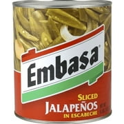 Embasa Nacho Sliced Jalapeos, 98 Oz