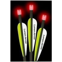 Lumenok 20" Carbon Bolt 2" Bohning Blazer HD Orange Capture Nock 3PK