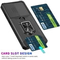 thumbnail image 2 of CoverON For Samsung Galaxy A13 5G Case, KickStand Ring Credit Card slot Camer Cover Phone Magnetic holder, Black, 2 of 6
