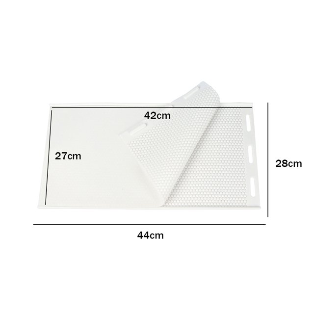 Molde De Hoja De Cera De Abejas 2 moldes de cera de abejas de silicona para base de cera de abejas, molde de prensa, herramienta de apicultura blanco Sywqhk Libre de BPA