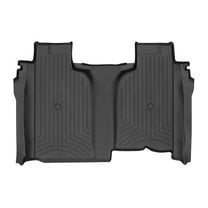 WeatherTech Custom Fit FloorLiners compatible with Silverado 1500, Sierra 2500HD/3500HD, Sierra 1500, Silverado 2500HD/3500HD, Sierra 1500 Limited - 2nd Row, Black