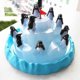 thumbnail image 1 of Juego de mesa interactivo de educación temprana para padres e hijos con pingüinos apilados en icebergs., 1 of 4