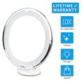 thumbnail image 3 of Makeup Mirror, High Reliability Even Light Portable LED Makeup Mirror Modern 10X Magnification  for Home, 3 of 7