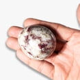 thumbnail image 2 of Genuine Polished Ruby in Quartz Palm Stone, 2 of 2