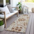 thumbnail image 6 of Addison Rugs Chantille Indoor/Outdoor Traditional Floral Terracotta Washable Runner Rug, 2'3" x 7'6", 6 of 6