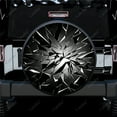 thumbnail image 1 of 3D Abstract Crushing Surface Polyester Universal Spare Wheel Tire Cover Wheel Covers for Trailer RV SUV Truck Camper, 1 of 5