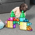 thumbnail image 5 of PICASSO-TILES Magnetic Tiles for Kids, 61PC STEM Construction Building Blocks Magnet Educational Toy, 5 of 12