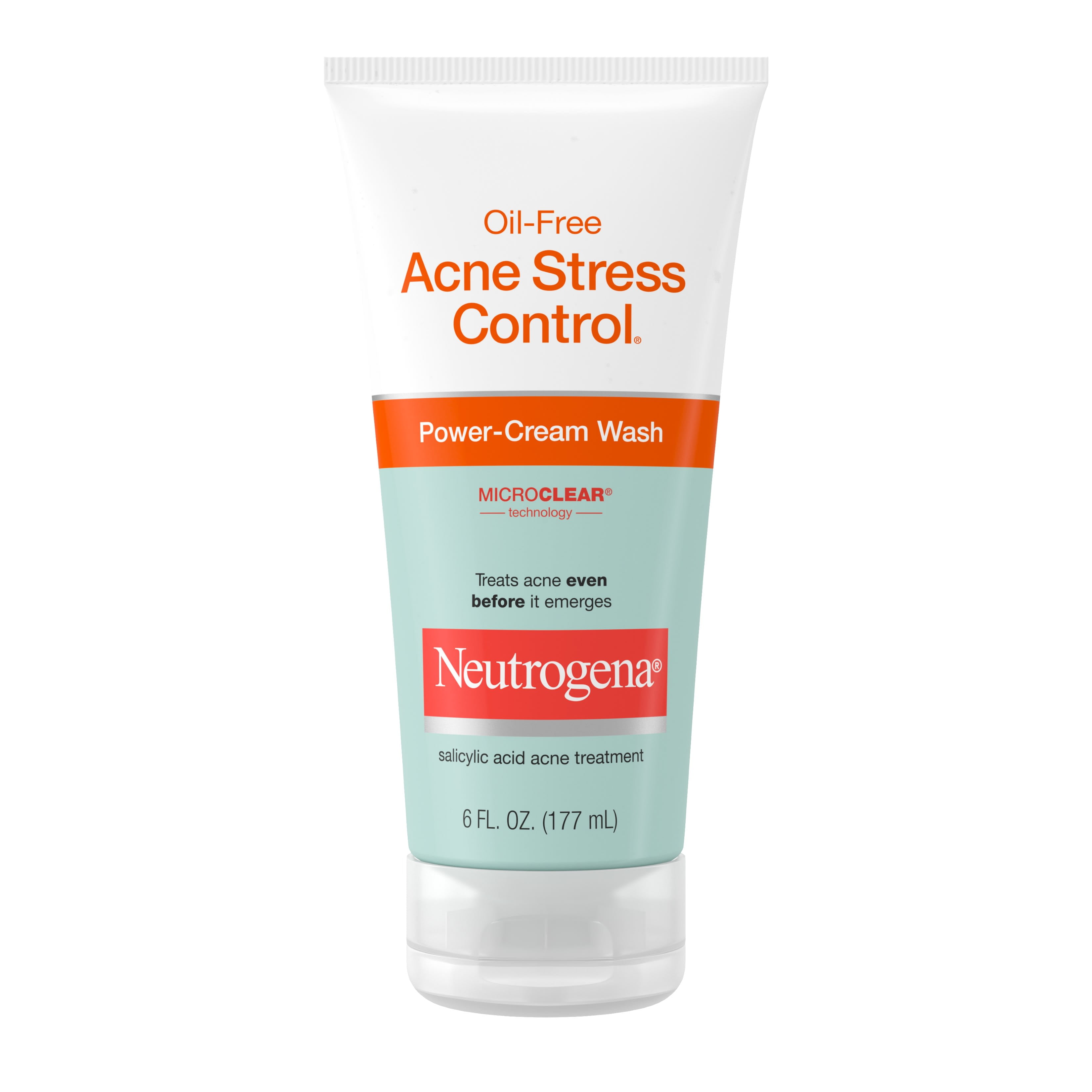 Neutrogena Oil-Free Acne Stress Control Power-Cream Face Wash 6 fl. oz