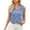 Blue, variant on Diufon Denim Vest for Women Sleeveless Button Down Jackets V Neck Solid Color Tanks with Pockets
