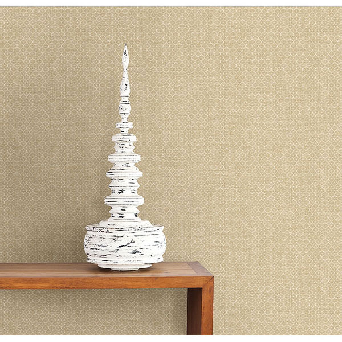 A-Street Prints Hip Beige Texture Wallpaper, 20.5-in by 33-ft, 56.4 sq. ft