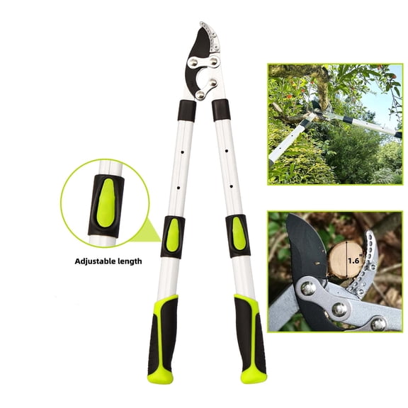 YARTTING Extendable Anvil Loppers, 21-26" Tree Trimmer with Compound Action, Heavy Duty Branch Cutter with 1.6" Clean Cut Capacity for Tree Trimming