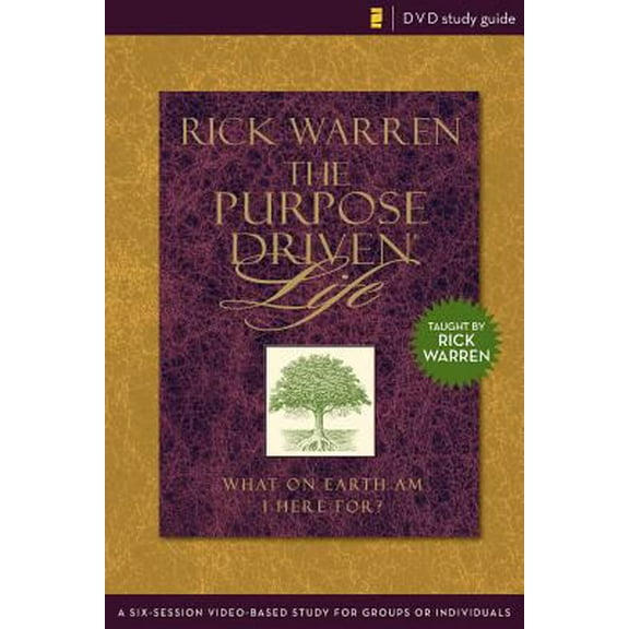 Pre-Owned The Purpose Driven Life Dvd Study Guide: A Six-session Video-based Study for Groups or Individuals (Paperback) 031027866X 9780310278665