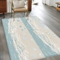 thumbnail image 2 of Rectangle Area Rugs 3 x 5 Ft, Summer Beach Non-Slip Residential Carpet, Ocean Coastal Crabs Sea Turtles Corals Starfish Indoor Crawling Mats Runner Rugs for Living Room/Dining Room/Bedroom, 2 of 8