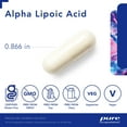 thumbnail image 4 of Pure Encapsulations Alpha Lipoic Acid 100 mg | ALA Supplement for Liver Support, Antioxidants, Nerve and Cardiovascular Health, Free Radicals, and Carbohydrate Support* | 60 Capsules, 4 of 10