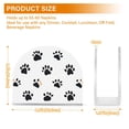 thumbnail image 4 of Yayeee Napkin Holder for Table Kitchen Paper Tissue Organization, Black Cartoon Cat Paw, 4 of 8