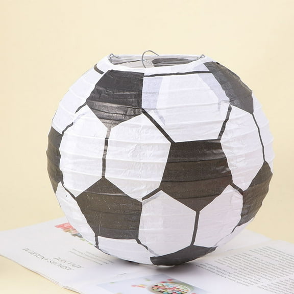 Niceauty 3pcs Football Paper Light Multi Paper Simple Appearance Sports Event