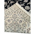 thumbnail image 5 of Pasargad Home 103" x 145" Hand-Knotted Silk & Wool Area Rug in Navy/Ivory, 5 of 7