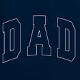thumbnail image 6 of Wild Bobby DAD Varsity Letters Unisex Crewneck Sweatshirt, 6 of 6