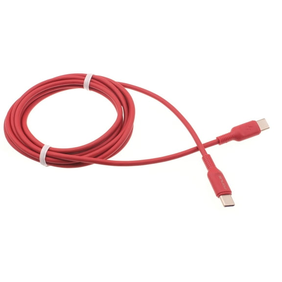USB-C to Type-C Red 6ft PD Cable for Google Pixel 5a 5G,5,4a,4,XL,5G Phones - Fast Charger Cord Power Wire Sync [C-to-C]