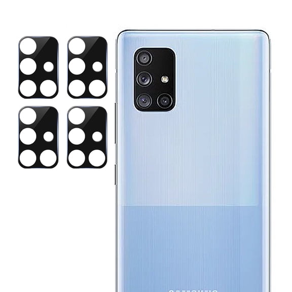 UZWZW (4 Pack) Tempered Glass Camera Lens Protector for Samsung Galaxy A71 5G / A71 5G UW (6.7 inch)