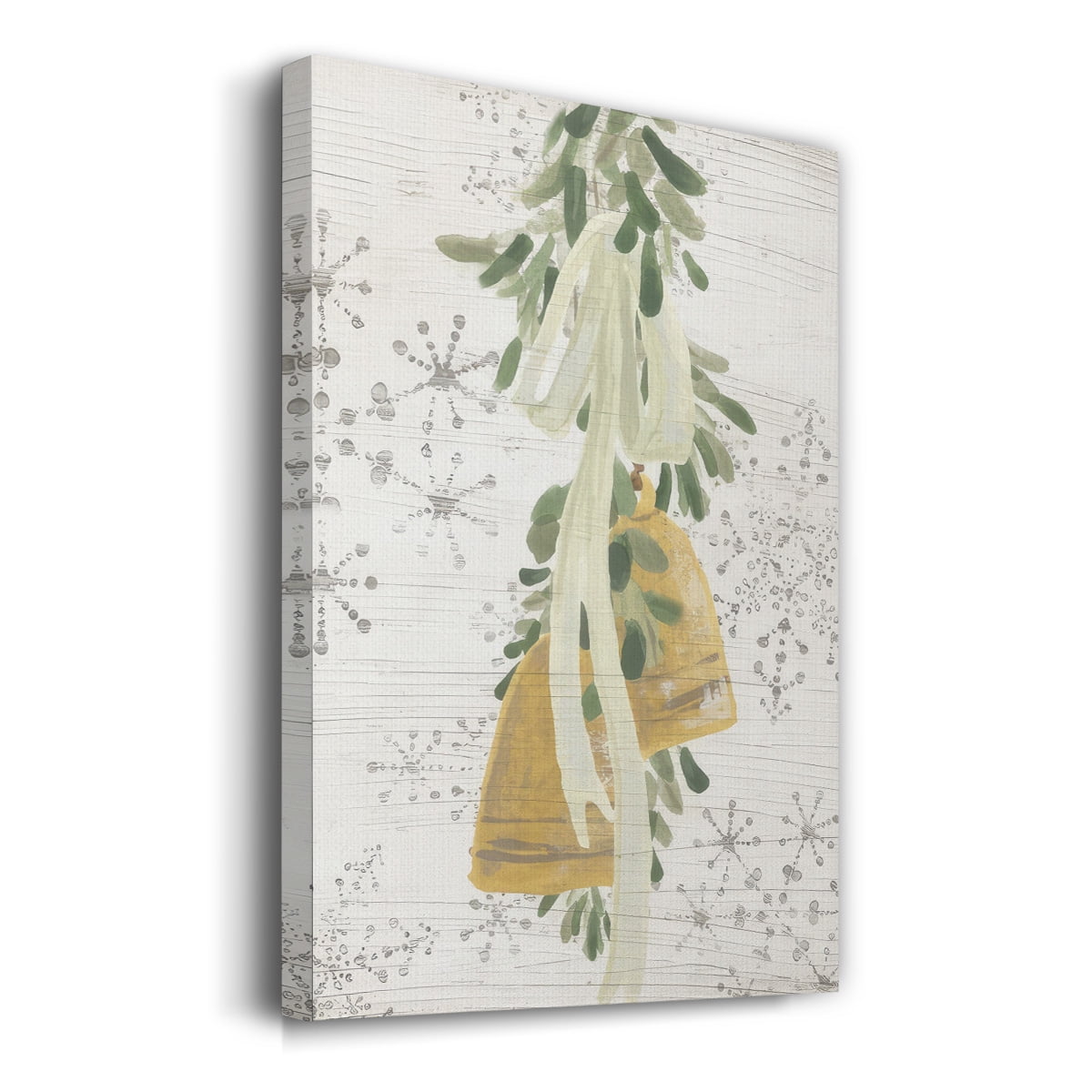 Weathered Aspen Wreath Collection B- Gallery Wrapped Canvas