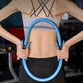 thumbnail image 2 of Pilates Ring Circle, 15 Inch Magic Fitness Circle for Toning Inner & Outer Thighs, Yoga Core Training, Bonus Workout Guide Included (Blue), 2 of 5