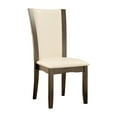 thumbnail image 5 of Furniture of America Longbotton Upholstered Dining Chairs - Set of 2, White, 5 of 7